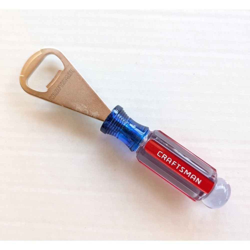 Craftsman Screwdriver Handle Bottle Opener Tool Stainless Steel 41626 USA‎